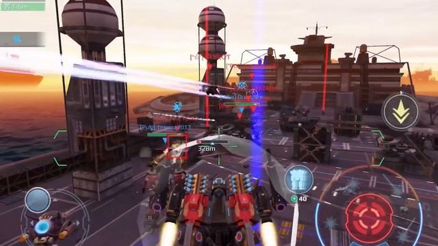 JUST vs Iron Stars - Duo Battle - CARRIER - iOS vs Android Battles - War Robots смотреть онлайн