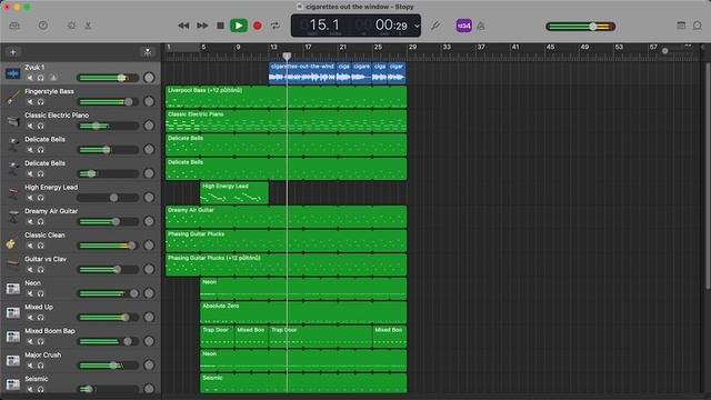 cigarettes out the window - TV girl (GarageBand cover, with vocals, version 1) смотреть онлайн