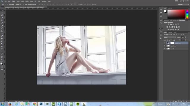 Photoshop Tutorial: How to create the Light Leak Effect смотреть онлайн