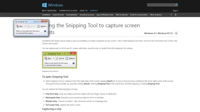 How to use the Snipping Tool смотреть онлайн
