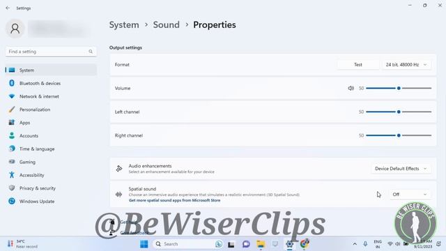 How To Enable/Disable Spatial Sound Window 11 Tutorials смотреть онлайн