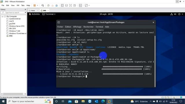 INSTALLATION ETCONFIGURATION DE DNS SOUS CENTOS 8 STREAM смотреть онлайн