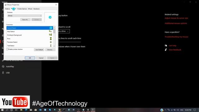How to Reset Highlighted cursor to default cursor in windows 10 in Hindi.?|Reset customized cursor? смотреть онлайн