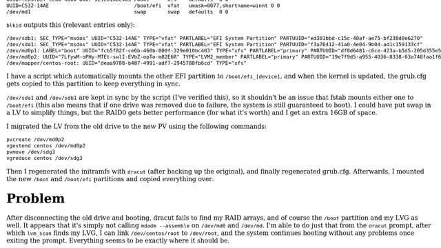 Unix & Linux: md raid not mounted by dracut смотреть онлайн