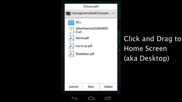 [Solved] Create Shortcut for PDF, Videos to Home Screen/Desktop in Android смотреть онлайн