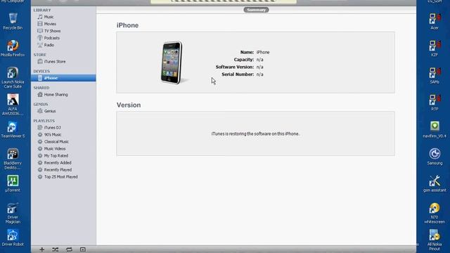 iphone 3GS 4 1 restored to 4 1 saved SHSH смотреть онлайн
