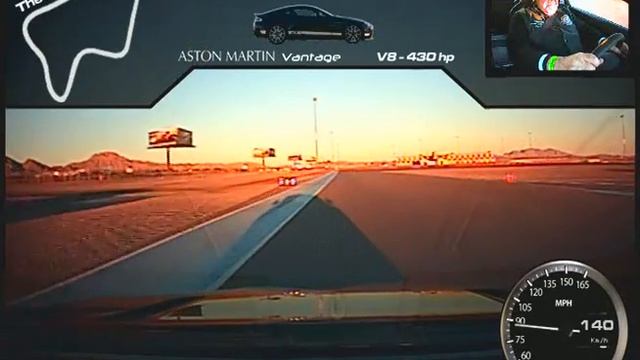 Mario Turati driving an Aston Martin GT смотреть онлайн