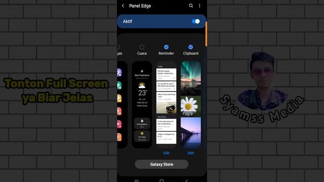 Cara Mengaktifkan Panel Edge Samsung смотреть онлайн
