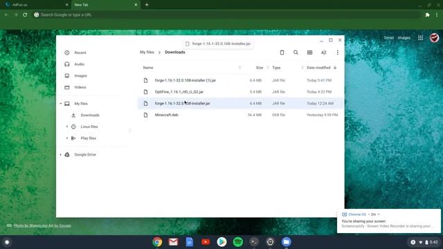 How to get Minecraft Forge on a chromebook!!! смотреть онлайн