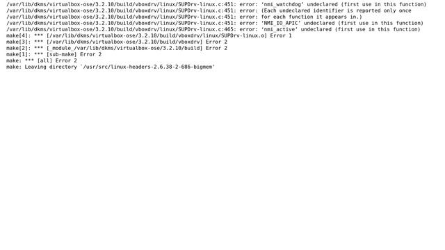 I am failing to build VirtualBox driver for Linux 2.6.38 (2 Solutions!!) смотреть онлайн