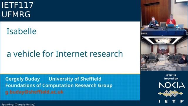 IETF117-UFMRG-20230725-0030 смотреть онлайн