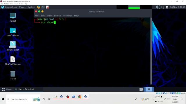 Linux : || Parrot OS: смотреть онлайн