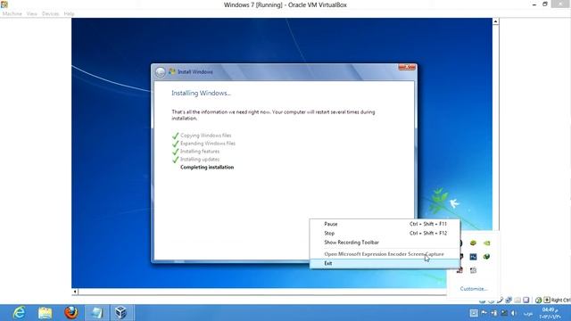 Virtual Box Installing Windows 7 on Windows 8 смотреть онлайн