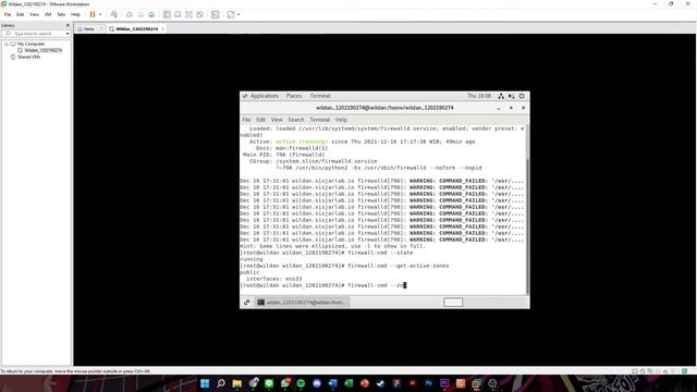 Implementasi Firewall pada CentOS di windows 11 - Wildan Thooriq Samudro_1202190274_SI4307 смотреть онлайн