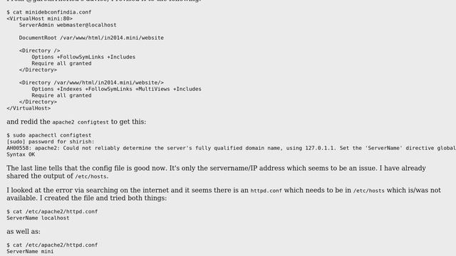 Unix & Linux: Apache 2.4 won't reload, any problem with my configuration? (2 Solutions!!) смотреть онлайн