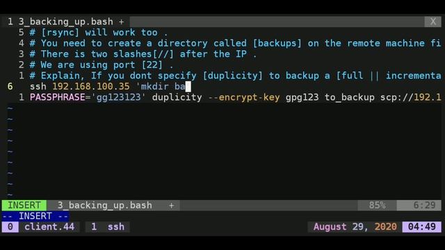 Encrypted backups using duplicity on centos 8 (arabic voice) смотреть онлайн