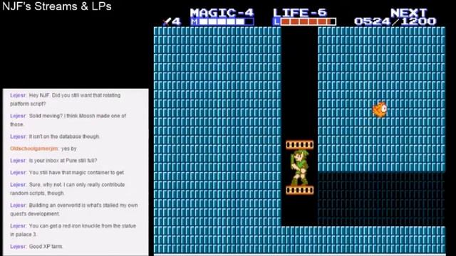 NJF Plays Zelda 2: The Adventure of Link (05 - Midoro Palace part 3) смотреть онлайн