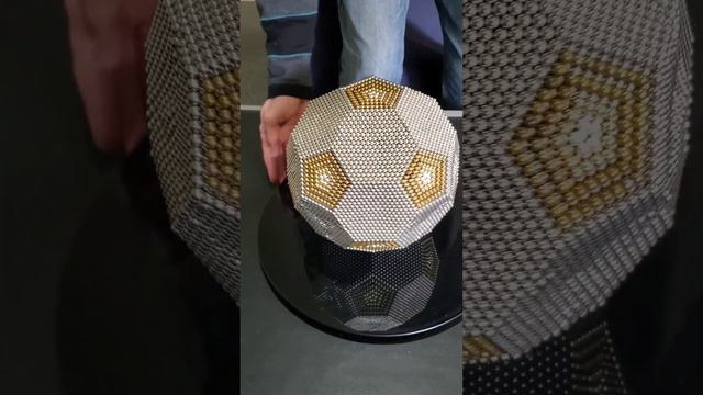 Life-Size Soccer Ball Of Magnets | 12032 Neodymium Magnetic Balls смотреть онлайн