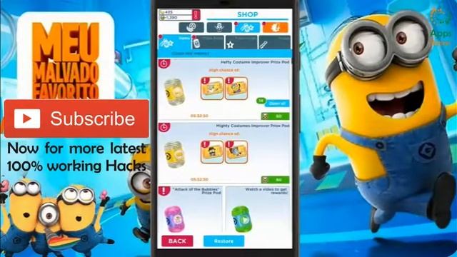 Despicable Me APK + MOD (Free Shopping) Android смотреть онлайн