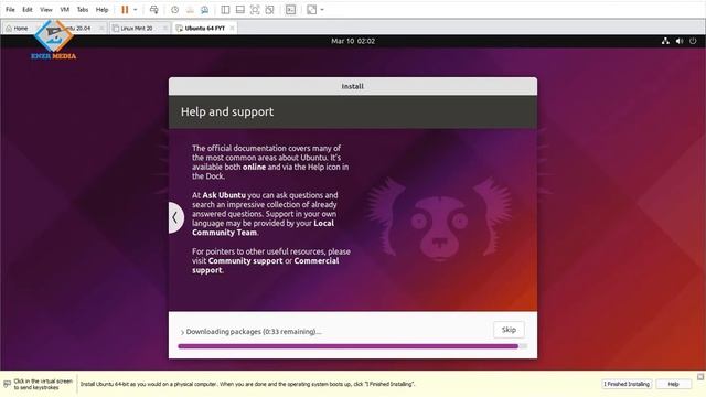 LINUX UBUNTU 21.04 Install And Test Ful Duration смотреть онлайн