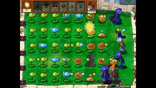 Plants vs zombies hard mode episode 2 - Graves on the day level (From day 6 to day 8) смотреть онлайн