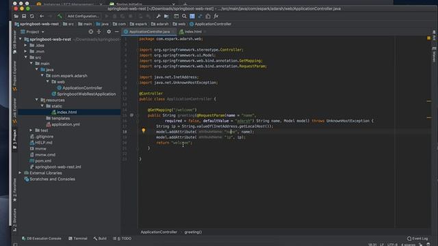 ESpark Adarsh Aws Ec2 spring boot смотреть онлайн
