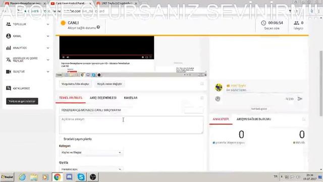 FENERBAHÇE-MONACO CANLI MAÇ!!YAYINI смотреть онлайн