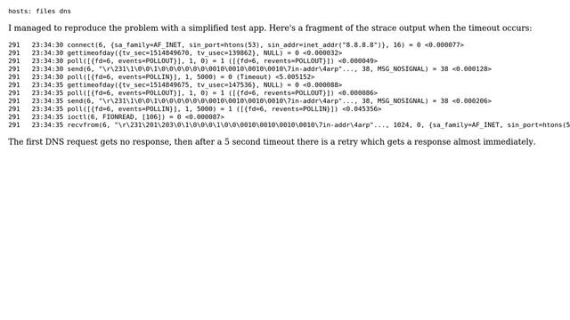 Unix & Linux: Timeout on reverse lookup of 0.0.0.0 смотреть онлайн