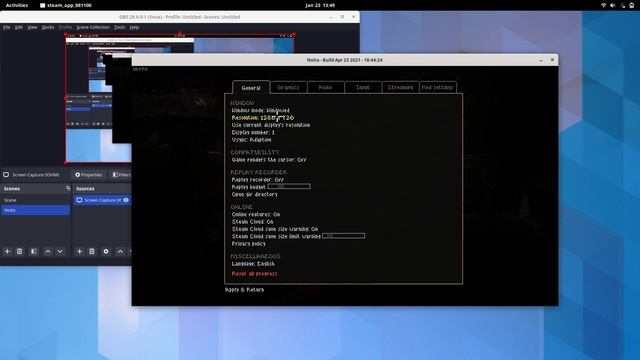 Noita on Linux смотреть онлайн