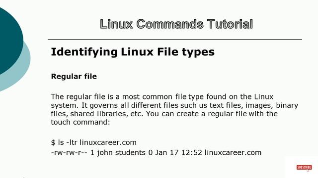 3 File types in Linux смотреть онлайн