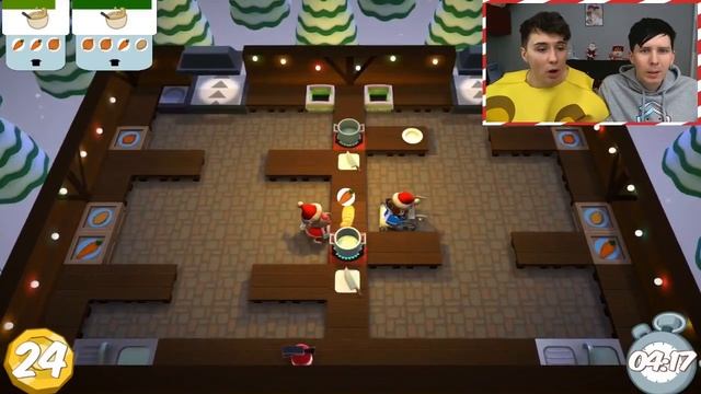 MERRY CHEESEMAS from Dan! - Overcooked #3 смотреть онлайн