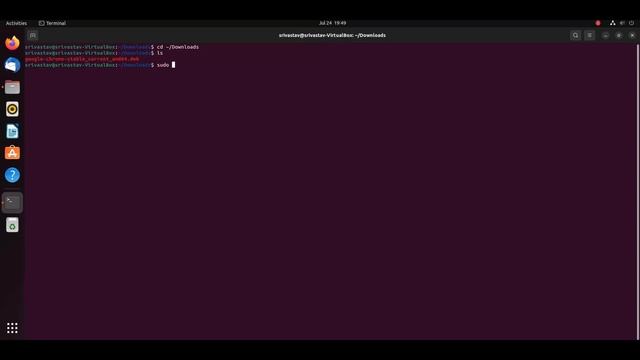 HOW TO DOWNLOAD CHROME BROWSER IN UBUNTU | LINUX DISTRO | BY SRIVASTAV SAI YELURI смотреть онлайн