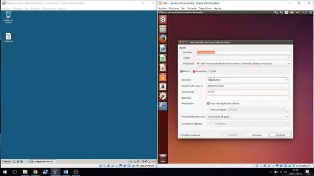 EAC03 - Accés remot utilitzant remmina des de Ubuntu смотреть онлайн