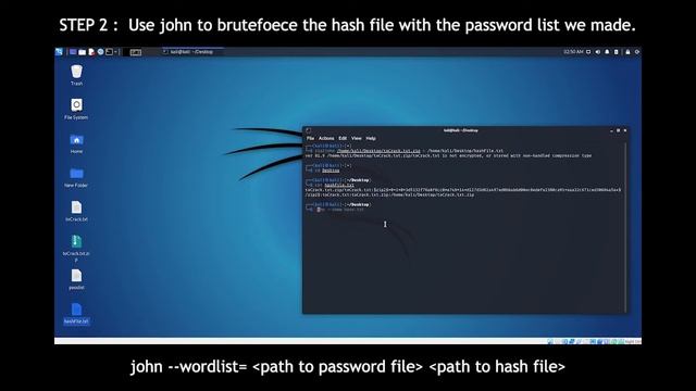 Crack password-protected Zip files with John the Ripper + Basics of Crunch смотреть онлайн