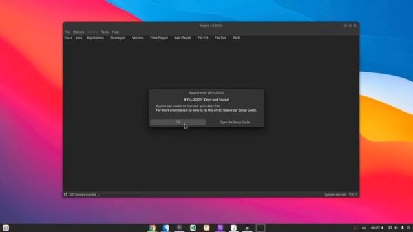Setting up Ryujinx on Linux (Nintendo Switch emulator)