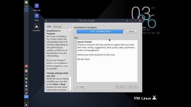 Installing MX-Linux смотреть онлайн