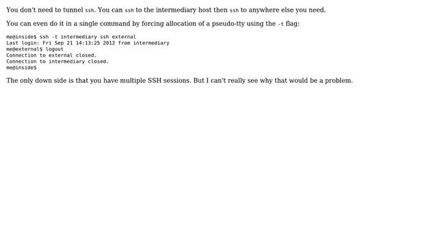 Unix & Linux: How do I tunnel SSH over SSH? (3 Solutions!!) смотреть онлайн