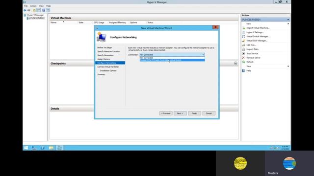Configure Virtual Machine on Hyper-V Windows Server 2012 смотреть онлайн
