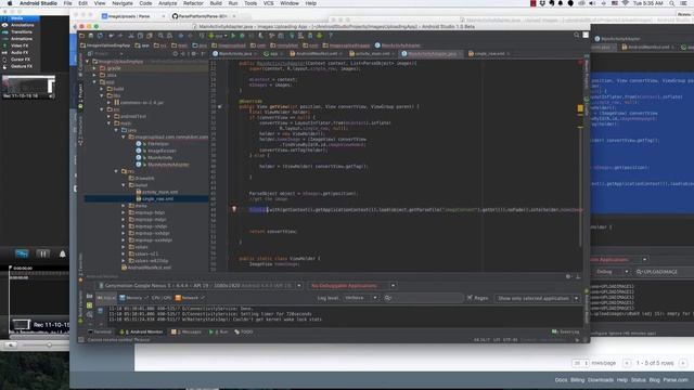 Uploading and Fetching images. Parse and Android. Part 4 смотреть онлайн