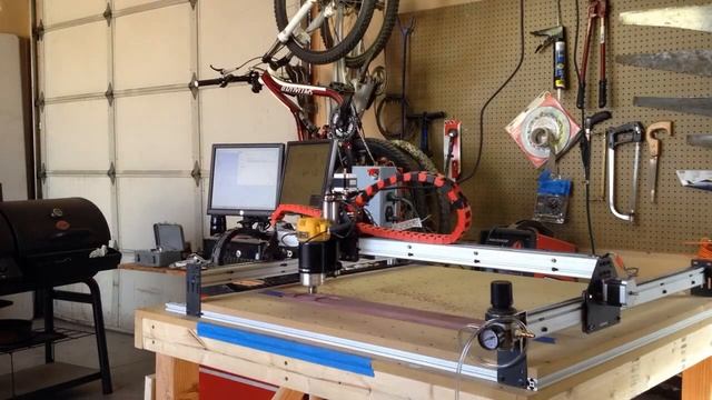 Timelapse CNC Router Running GCODE смотреть онлайн