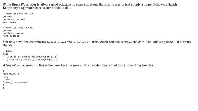 DevOps & SysAdmins: How to refer to an existing uid and gid in Ansible? (3 Solutions!!) смотреть онлайн