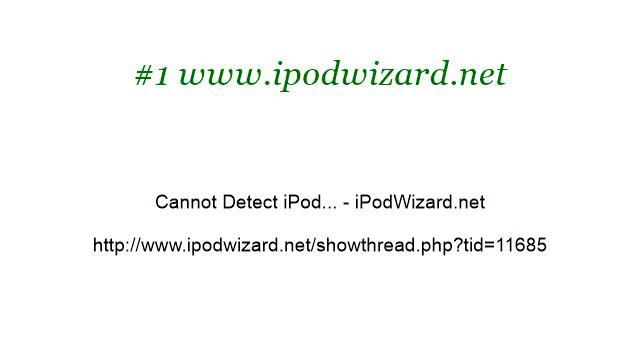 Itunes Cannot Detect Itouch 32 смотреть онлайн