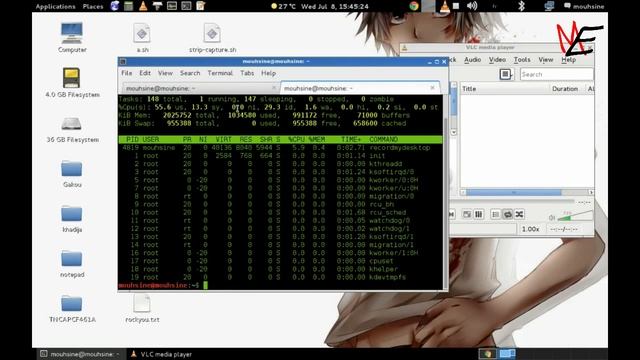 Kill a process in Linux Distro Using Commands смотреть онлайн