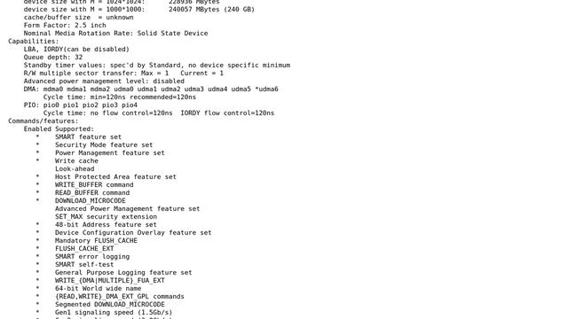 hdparm: SECURITY_SET_PASS: Input/output error смотреть онлайн
