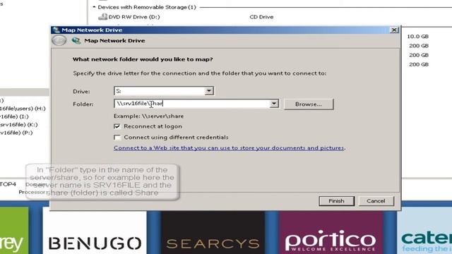 WSH - How to map a network drive смотреть онлайн