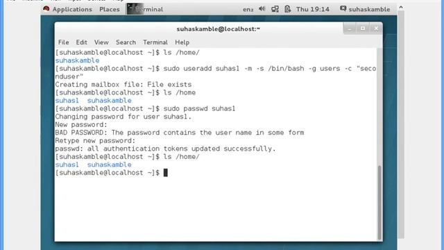 linux create new user, delete user ,assign new password смотреть онлайн