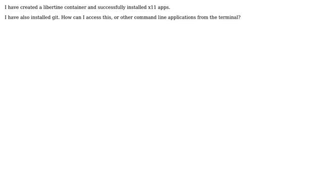 Ubuntu: Access git in libertine container смотреть онлайн