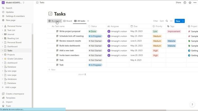 Introduction to notion : General overview of the use of the app смотреть онлайн