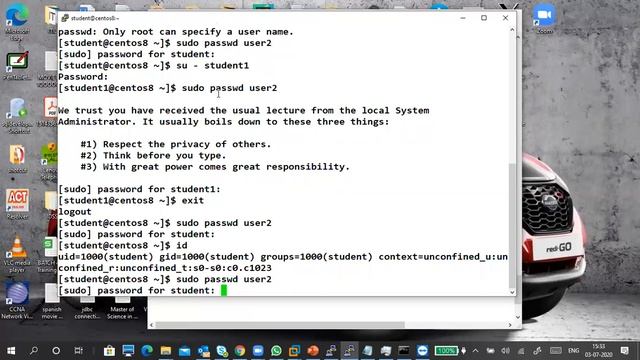 Linux sudo user, sudoers , run as administrator смотреть онлайн