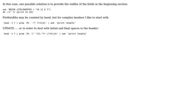 Unix & Linux: Extracting data with awk when some lines have empty/missing values (3 Solutions!!) смотреть онлайн